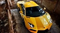 pic for Lamborghini Aventador Yellow 
